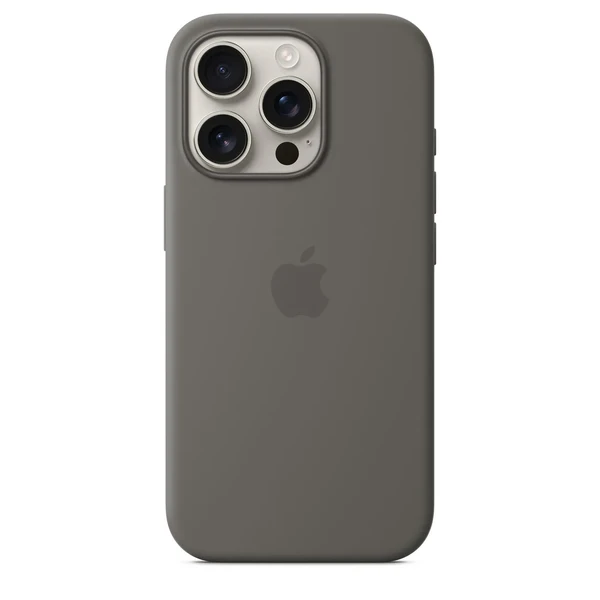 Силіконовий чохол Apple Silicone Case MagSafe Stone Gray (MYYL3) для iPhone 16 Pro в Ужгороді