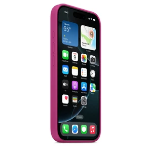 Силиконовый чехол Apple Silicone Case MagSafe Fuchsia (MYYN3) для iPhone 16 Pro - Фото 2