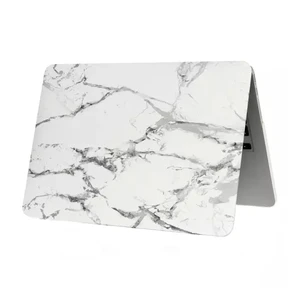 Мармуровий чохол iLoungeMax Marble White | Gray для MacBook 12"  - Фото 1