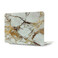 Мраморный чехол iLoungeMax Marble White | Yellow для MacBook Air 11"  - Фото 1
