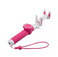 Bluetooth монопод Momax Selfie Hero Pink 150cm + Tripod - Фото 3