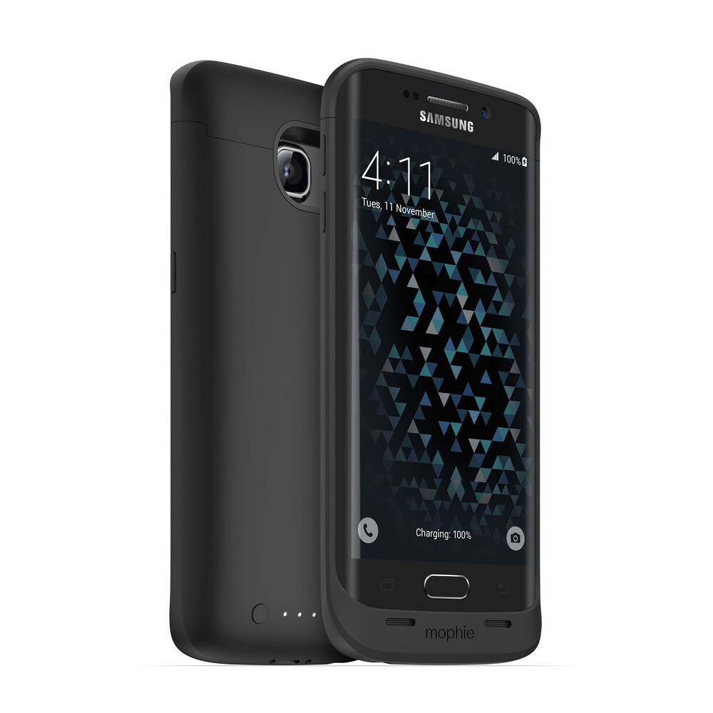 Чехол-аккумулятор Mophie Juice Pack Black для Samsung Galaxy S6 Edge