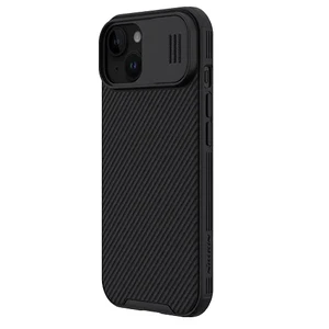 Протиуданий чохол зі шторкою для камери Nillkin CamShield Pro Black для iPhone 15 Plus - Фото 2