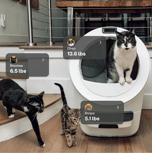 Самоочищающийся лоток для кошек Whisker Litter-Robot 5 White с Wi-Fi и контролем запаха - Фото 5