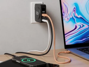 Портативний зарядний пристрій MagSafe P3 PRO з підтримкою швидкої зарядки Qi2 та 3 поратми USB - Фото 3