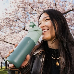 Умная бутылка для воды с УФ очисткой LARQ Bottle PureVis 2 Eucalyptus Green 1000 мл - Фото 6