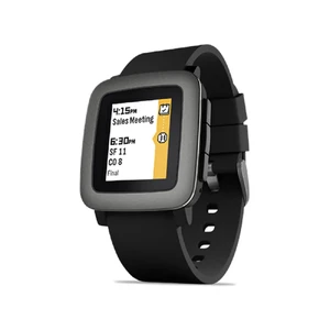 Умные часы Pebble Time Black  - Фото 1