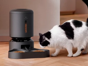 Розумна кормушка PETLIBRO Granary Dual Food Tray 5L Black для собак і котів з камерою спостереження та подвійним лотком - Фото 3