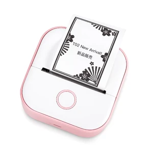 Портативний термопринтер iLoungeMax T02 Bluetooth Pink для друку наклейок - Фото 3