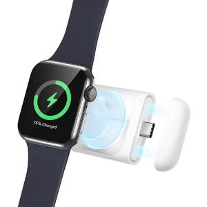 Беспроводная зарядка ESR Portable Charger White для Apple Watch - Фото 2