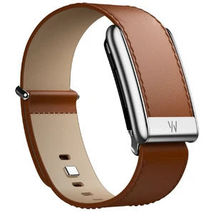 Ремешок WHOOP 5.0 LeatherLuxe Bands Straight Small Chestnut Cream with Titanium  - Фото 1