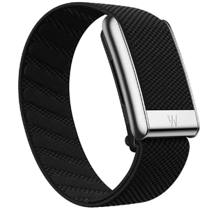 Ремінець WHOOP 5.0 SuperKnit Luxe Bands Obsidian with Titanium  - Фото 1