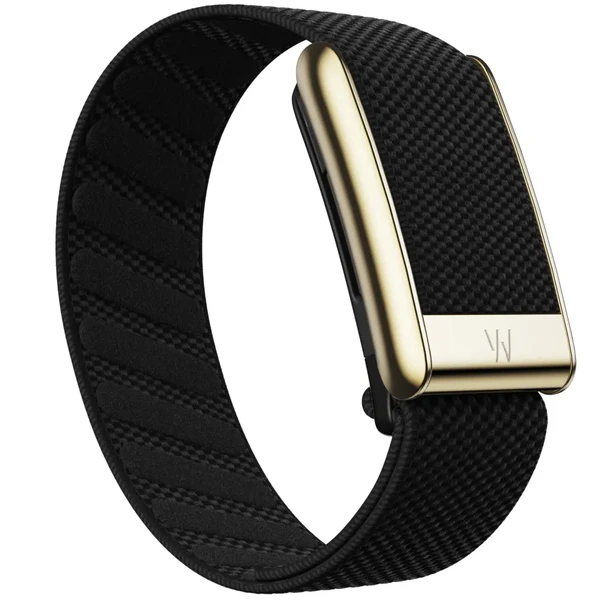 Ремінець WHOOP 5.0 SuperKnit Luxe Bands Obsidian with Gold у Рівному