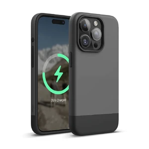 Противоударный чехол с MagSafe elago Glide Case Dark Grey/Black для iPhone 15 Pro - Фото 2