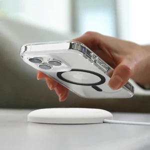 Прозорий чохол з MagSafe elago Hybrid Clear Case Medium Grey для iPhone 15 Pro - Фото 4