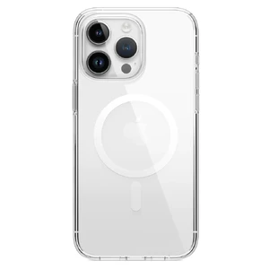 Прозрачный чехол с MagSafe elago Hybrid Clear Case White для iPhone 15 Pro ES15MSHB61PRO-TRWH - Фото 1
