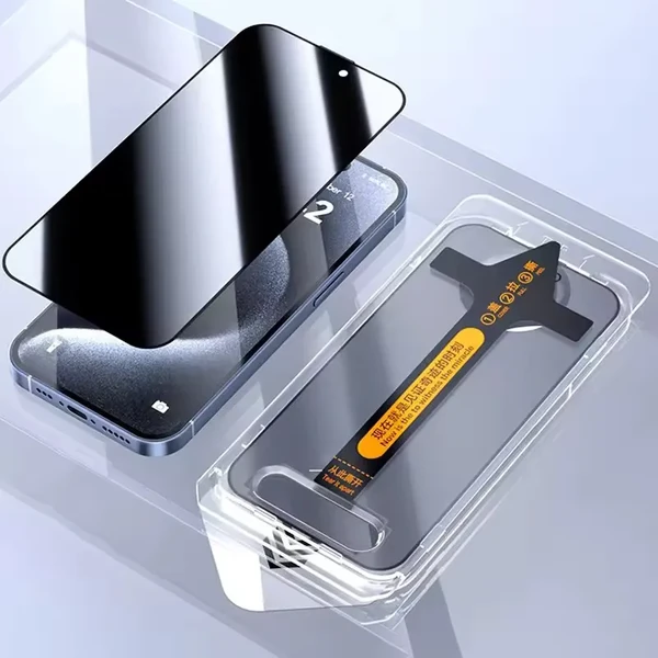 Защитное закаленное стекло антишпион iLoungeMax Premium Tempered Glass Anti Spy для iPhone 17 Pro