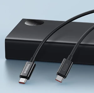 Повербанк Baseus Adaman Power Bank с быстрой зарядкой 140W и дисплеем 24000 mAh - Фото 5