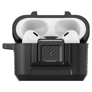 Протиударний чохол з замком Spigen Lock Fit Case Matte Black для AirPods Pro 2 - Фото 3