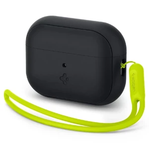 Силіконовий чохол із карабіном Spigen Silicone Fit Case Green Strap для AirPods Pro 2 ACS05810 - Фото 1