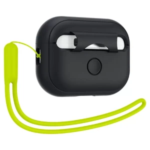 Силіконовий чохол із карабіном Spigen Silicone Fit Case Green Strap для AirPods Pro 2 - Фото 4