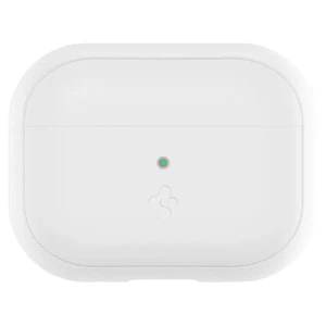 Силиконовый чехол с карабином Spigen Silicone Fit Case White Strap для AirPods Pro 2 - Фото 2