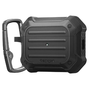Протиударний чохол із карабіном Spigen Tough Armor (MagFit) Case Black для AirPods Pro 2 ACS05480 - Фото 1