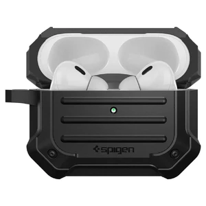 Протиударний чохол із карабіном Spigen Tough Armor (MagFit) Case Black для AirPods Pro 2 - Фото 3