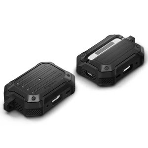 Протиударний чохол із карабіном Spigen Tough Armor (MagFit) Case Black для AirPods Pro 2 - Фото 6