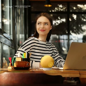Силиконовая подставка Elago Silicone Stand Black для HomePod mini - Фото 5
