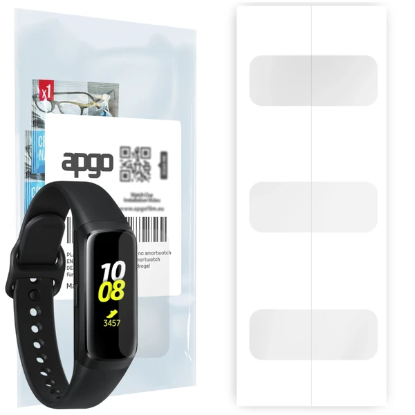 Гідрогелева захисна плівка iLoungeMax Hydrogel Clear для Samsung Watch Fit E 6 шт.