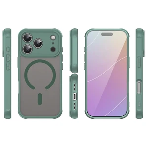 Протиударний матовий чохол iLoungeMax Matte MagSafe Green для iPhone 17 Air - Фото 2
