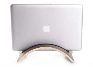 Дерев'яна підставка SAMDI Vertical Walnut для MacBook Air | Pro 11"-15" - Фото 2