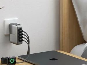 Быстрое сетевое зарядное устройство Satechi 145W GaN с 4 USB-C PD портами - Фото 7