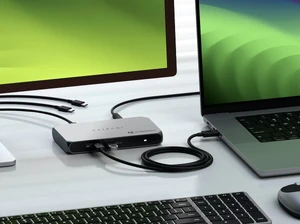 Хаб (адаптер) Satechi Slim Hub Pro з підтримкою Thunderbolt 4, 40 Гбіт/с та зарядкою 96 Вт для MacBook - Фото 5