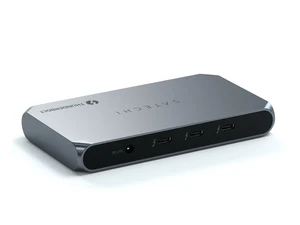 Хаб (адаптер) Satechi Slim Hub Pro з підтримкою Thunderbolt 4, 40 Гбіт/с та зарядкою 96 Вт для MacBook  - Фото 1