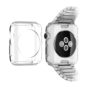 Тонкий прозрачный TPU чехол iLoungeMax SilicolDots для Apple Watch Series 1 | 2 | 3 38mm - Фото 2