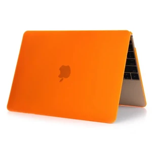 Оранжевый пластиковый чехол iLoungeMax Soft Touch для MacBook Air 13" (2009-2017) - Фото 3