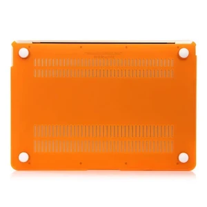 Оранжевый пластиковый чехол iLoungeMax Soft Touch для MacBook Pro 13" Retina - Фото 2
