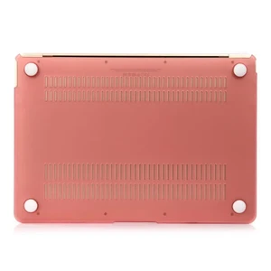 Розовый пластиковый чехол iLoungeMax Soft Touch для MacBook Air 13" (2009-2017) - Фото 4