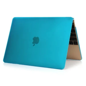 Синий пластиковый чехол iLoungeMax Soft Touch для MacBook Air 13" (2009-2017) - Фото 3