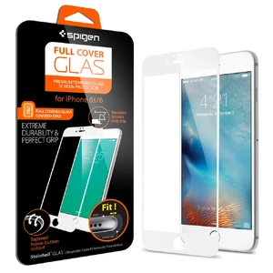 Захисне скло Spigen Full Cover Glass White для iPhone 6 | 6s