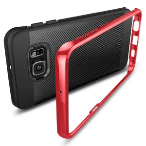 Чохол Spigen Neo Hybrid Carbon Dante Red для Samsung Galaxy S6 Edge + - Фото 3