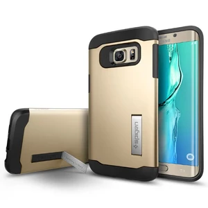 Чехол Spigen Slim Armor Champagne Gold для Samsung Galaxy S6 Edge+  - Фото 1