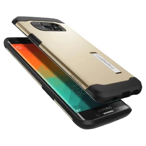 Чехол Spigen Slim Armor Champagne Gold для Samsung Galaxy S6 Edge+ - Фото 3