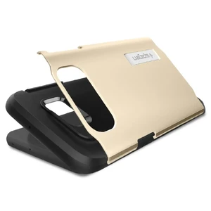 Чехол Spigen Slim Armor Champagne Gold для Samsung Galaxy S6 Edge+ - Фото 5