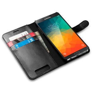 Кожаный чехол Spigen Wallet S для Samsung Galaxy Note 5 - Фото 4