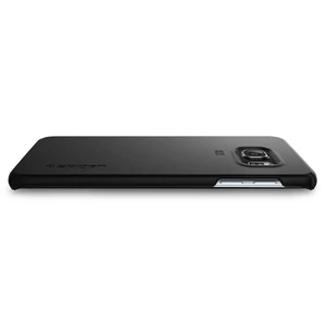 Чохол Spigen Thin Fit Black для Samsung Galaxy S6 Edge + - Фото 3