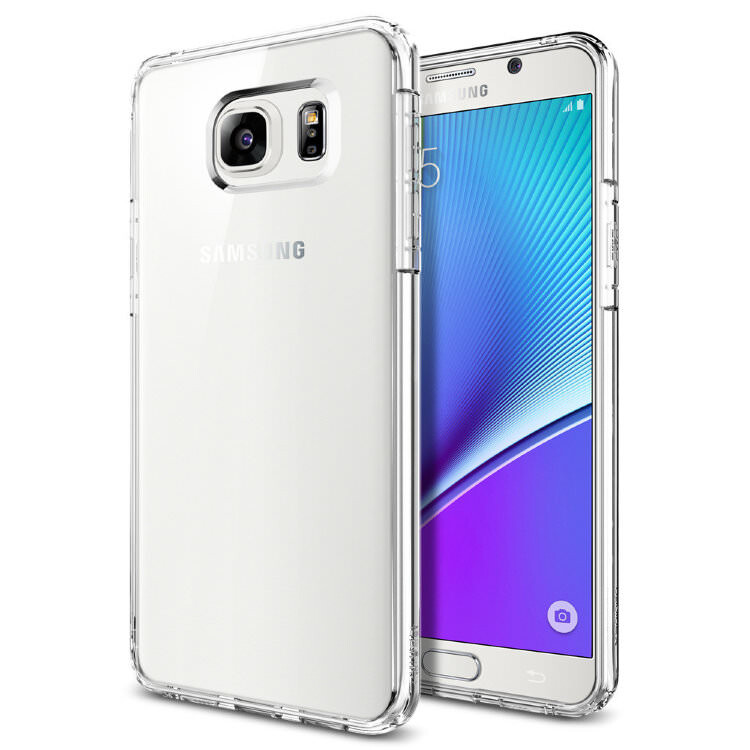 Прозрачный чехол Spigen Ultra Hybrid Crystal Clear для Samsung Galaxy Note 5