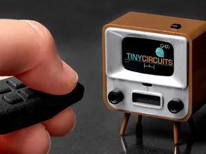 Портативный ретро-телевизор TinyCircuits TinyTV 2 с фильмами и шоу - Фото 2